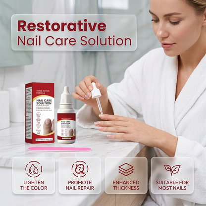 ⭐BUY 1 GET 1 FREE⭐🦶Triple Action Nail Care Kit – Reduces thickness, smooths surface, strengthens brittle nails. Dropper precision. Faster results! 💅✨