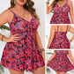 👙New Arrival 50% OFF! ☀️Women’s Spaghetti Straps Mini Swimdress & Triangle Bottom  Plus Size Set
