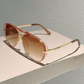 📢📢50% OFF !! ⏰Women's Retro Double-Bridge Sunglasses