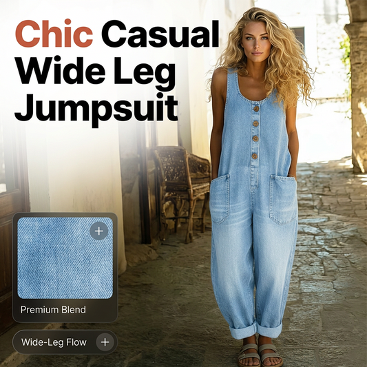 Women's Sleeveless Wide-Leg Jumpsuit 👗 One Piece, Endless Elegance – Your Go-To for Sun-Soaked Days ✨