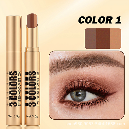 📢📢50% DE RÉDUCTION !! ⏰ Stick d'ombre à paupières dégradé 3-en-1 ✨