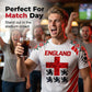 👕 49% OFF NOW! ⏰ Premium England Football Fan Jersey – Breathable & lightweight – Official team colours, perfect for match day or training – show your pride ⚽🏆