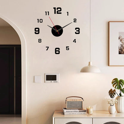 🥳2026 HOT SALE🥳💞50K+ SOLD!🏡🌙 50% OFF! DIY Acrylic Wall Clock Set – 3D depth, no ticking. Luminous option, damage‑free mount. Perfect for peaceful nights! 🛌✨