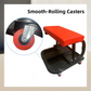 Rolling Shop Stool for Garage with Tool Organizer Tray