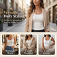 📢📢50% OFF !! ⏰Women's Slim Fit Sleeveless Top Ribbed Cami with Built-in Cups and Lace