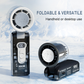 ⏳LAST DAY SALE ONLY￡13.99!!❄️IceCool™ 🇬🇧 3-in-1 Handheld Fan – 100 Speeds & 13,000 RPM Turbo Breeze ❄️ | Built-in LED Torch + SOS Mode 🔦 | 1800mAh Battery | Foldable, Transparent & Perfect for UK Festivals, Commutes & Heatwaves ☀️🇬🇧