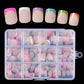 🏆Surprise Price: Only £8.99!!💅Buy 2 Get 1 Free✨Color Pop Press-On Nails – Salon-Style Manicure in Minutes 💅✨