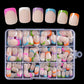 🏆Surprise Price: Only £8.99!!💅Buy 2 Get 1 Free✨Color Pop Press-On Nails – Salon-Style Manicure in Minutes 💅✨