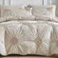 📢📢50% OFF !! ⏰ Elegant Pinch Pleat Duvet Cover Set – Wrinkle-Resistant, Breathable & Machine Washable. A Fresh, Inviting Bed Made Easy 🌿