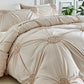 📢📢50% OFF !! ⏰ Elegant Pinch Pleat Duvet Cover Set – Wrinkle-Resistant, Breathable & Machine Washable. A Fresh, Inviting Bed Made Easy 🌿