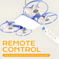 🌀💡 3-speed foldable fan with LED light – remote control, 360° airflow!