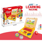 🔥 Interactive Simulation Toy Laptop – Pretend Play Computer with A-Z Keyboard & 1-10 Number Keys, 55+ Songs Lights Sounds, 5 Learning Modes (ABC/Numbers/Music/Games/Messages), Foldable with Handle