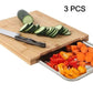 🔥While Supplies Last 50% OFF!🔪Wooden Cutting Board with Slide-Out Trays