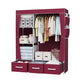 Portable Wardrobe with 3 Drawers