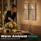 Crushed Crystal Glass Candle Sconces