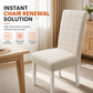 📢📢50% DE RÉDUCTION !! ⏰ Housse extensible universelle en tricot pour chaise de salle à manger🪑🛡️