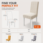 📢📢50% DE RÉDUCTION !! ⏰ Housse extensible universelle en tricot pour chaise de salle à manger🪑🛡️