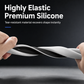 Protection centrale d'écran en silicone pour les modèles 3 et Y