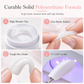 Gel de construction solide non collant pour l'extension des ongles