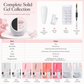Gel de construction solide non collant pour l'extension des ongles