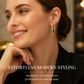 Boucles d'oreilles classiques et élégantes en forme de V pour femmes