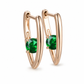 Boucles d'oreilles classiques et élégantes en forme de V pour femmes