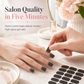 Bandes d'ongles en gel semi-durcie de 16 pièces